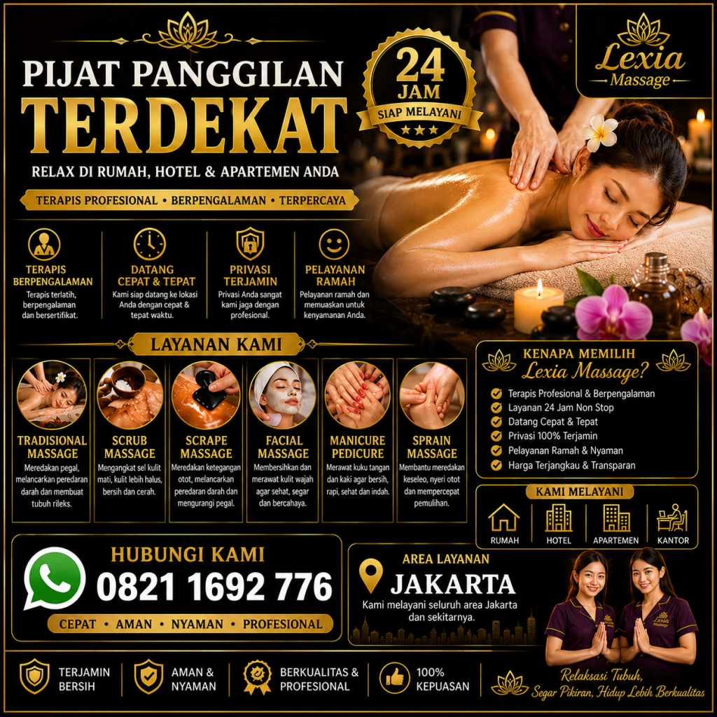 massage panggilan terdekat