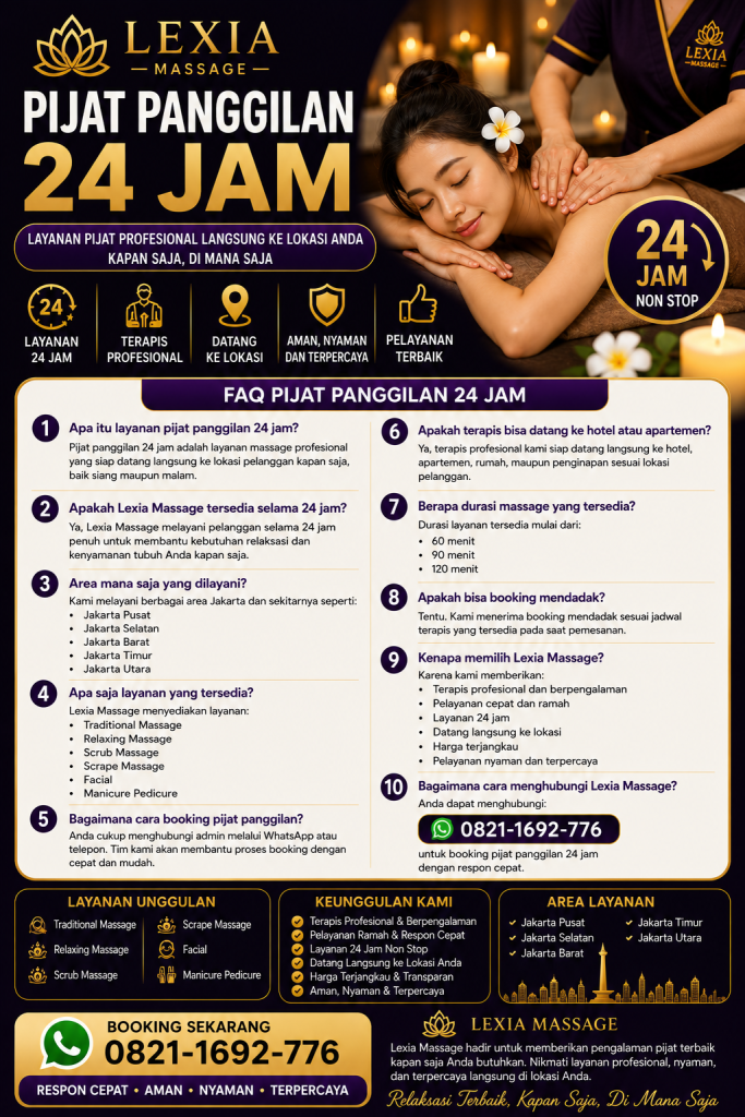 pijat panggilan 24 jam